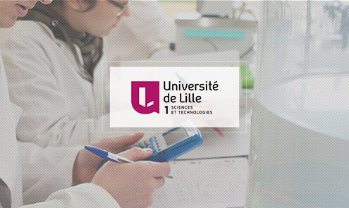 Création d'une affiche et maquette du site internet pour l'IUT de Lille