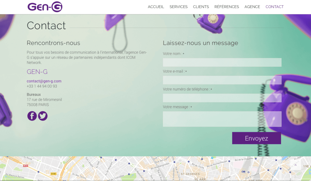 Création site internet agence communication Création site internet agence communication à Paris