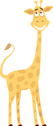 Girafe La Boite à Re - Agence WordPress Girafe, mascotte de Renaud et Amandine de La Boîte à Re - Studio WordPress
