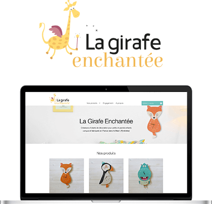 Illustration du site La Girafe Enchantée