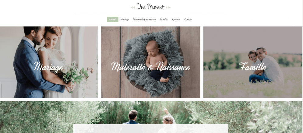 Site internet de Melodie Daignan, photographe