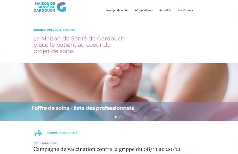 Liste des Professionnels de Santé - Site WordPress