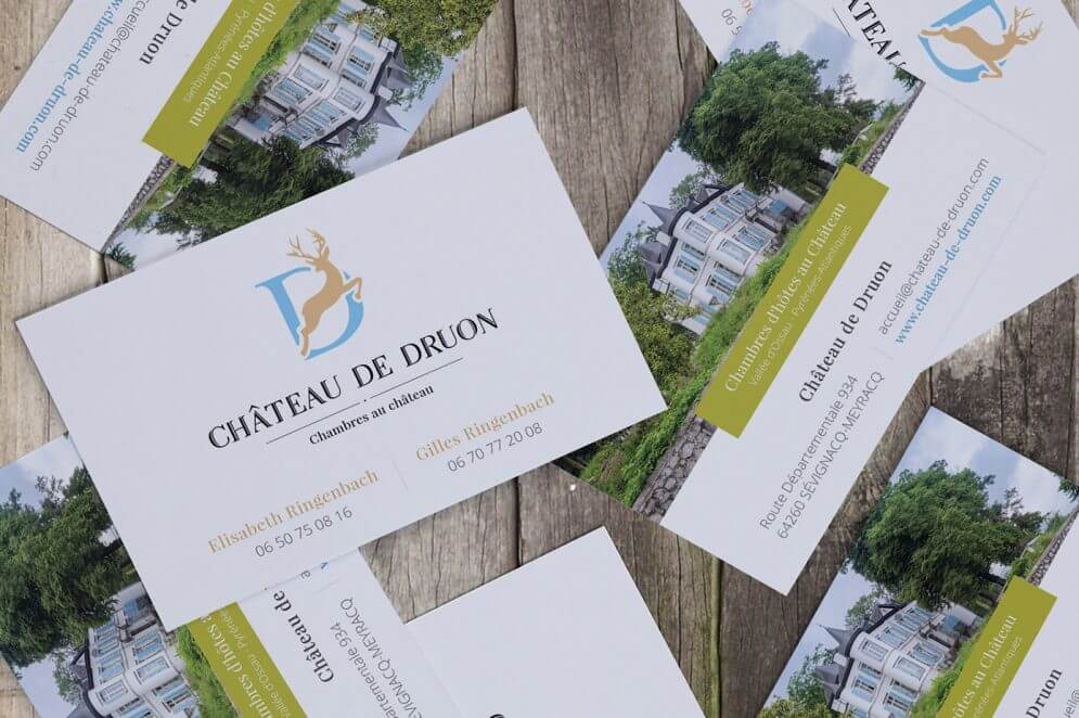 Cartes de Visites Château de Druon